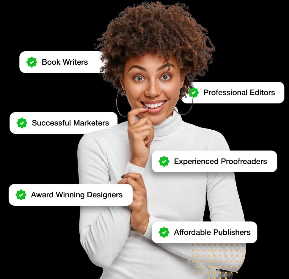 Publishing specialist guiding an author through each stage