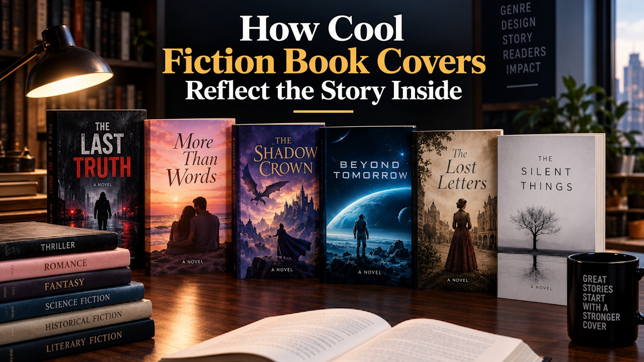How cool fiction book covers reflect the story inside across genres